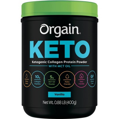 Orgain Keto Collagen Powder - Vanilla - 14.08oz