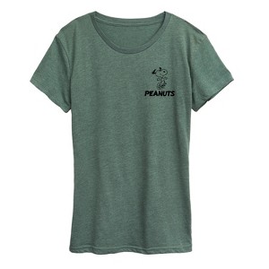 Women's - Peanuts - Faces Short Sleeve Graphic T-Shirt - 1 of 4