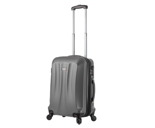 Mia Viaggi ITALY Siena 20" Hardside Suitcase - Silver