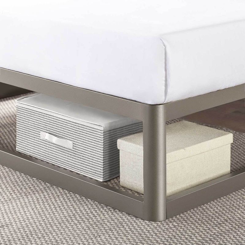 12" Metal Hinged Corner Platform Bed Frame - Mellow, 5 of 10