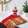 2pk Gingerbread House and Red/White Dot Christmas Hand Towel Set - Wondershop™ - 2 of 3