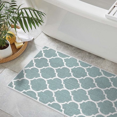 Sussexhome Non-Skid Ultra-Thin Area Rugs for Laundry Room, Entryway, Bathroom and Kitchen - Washable Multipurpose Throw Mat