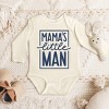 The Juniper Shop Mama's Little Man Long Sleeve Bodysuit - 18M - Natural - 2 of 4