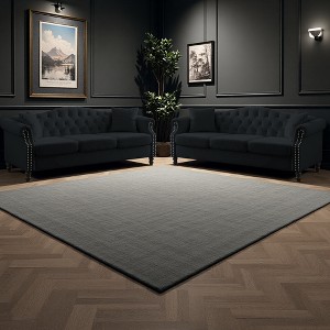 3+3 Velvet Chesterfield Sofa Set with Nailhead Trim & Removable Cushions - 1 of 4