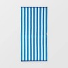 XL Reversible Towel Red/Blue - Sun Squad™: Cotton Terry, Lightweight, Machine Washable, Stripe Pattern - 3 of 3