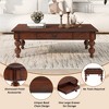 ORRD Vintage Wooden Coffee Table with Storage Drawer - No-Tools Assembly Farmhouse Cocktail Table for Living Room - 4 of 4