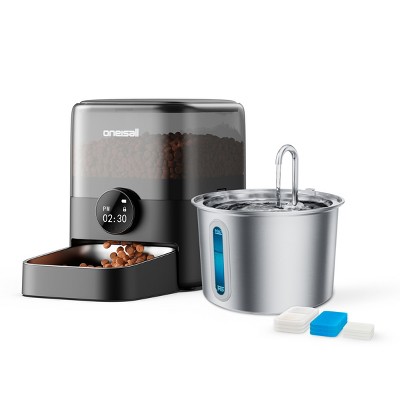 Stainless Steel Automatic Cat Water Fountain – 3.4L/115oz Pet Dispenser
