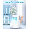 Zafro Portable Air Conditioners, Portable AC Unit Cools ,with Remote, 4 Modes Room Air Conditioners with Digital Display - 2 of 4