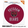 State University of New York at Potsdam Bears Logo Automotive Car Window Locker Circle Bumper Sticker - 3 of 4
