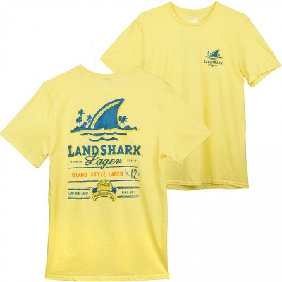 Adult Landshark Island Style Lager Sunshine Front/Back T-Shirt - 3XLarge