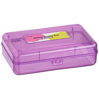 Enday Big Capacity Pencil Case, 3 Compartments Pencil Bags With Zipper,  Purple : Target