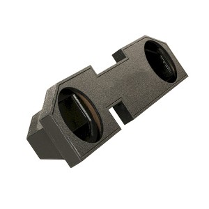 Q Power Single 10-Inch Sealed Subwoofer Enclosure Quad Cab Upfire, Black - 1 of 4