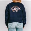 Simply Sage Market This Is How I Roll Rollerskate Front And Back Sweatshirt - 3 of 4