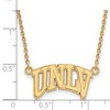 Black Bow Jewelry 10k Yellow Gold Nevada Las Vegas Runnin Rebels NCAA Necklace 18 Inch - 3 of 4