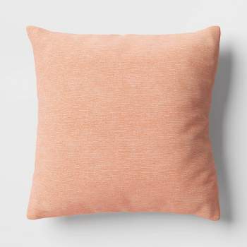 18"x18" Solid Woven Square Outdoor Throw Pillow - Threshold™