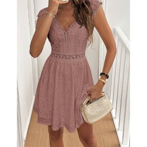 target pink lace dress Women's Sleeveless Ruffle Maxi Slip Dress