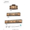 Elk Home Barringer 3 - Light Semi-Flush Mount in  Aged Bronze - 3 of 3