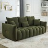 NicBex 82"Modular Sofa Couch with 3 Back Pillows Mid-Century Upholstered 3-Seater Couch with Soft Back Cushion for Living Room,Bedroom - 2 of 4