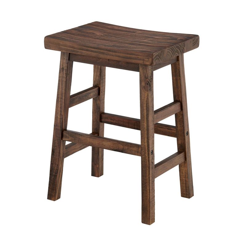 26&#34; Counter Height Barstool Hardwood Brown - Alaterre Furniture, 5 of 9