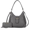 MKF Collection Juliette Vegan Leather Women’s Shoulder Bag with Matching Wallet by Mia K - 2 of 4