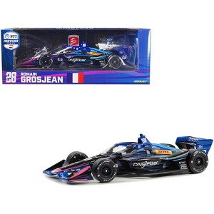 Dallara IndyCar #28 "DNSFilter" Andretti Autosport "NTT IndyCar Series" (2023) 1/18 Diecast Model Car by Greenlight - 1 of 3
