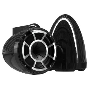 Wet Sounds REV 8 X Mount Tower Speakers - BLACK (Pair) - 1 of 4