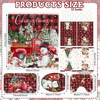 8 Pcs Christmas Shower Curtain Set - Santa, Tree, Snowman, Towels, Rugs, Toilet Cover, Hooks Shower Curtain Is about 70.87 X 70.87 - 2 of 4