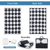 Outdoor Rug 9'x12' Waterproof Patio Rug, Reversible Lightweight Plastic Carpet for Deck Balcony Porch Decor - 3 of 4