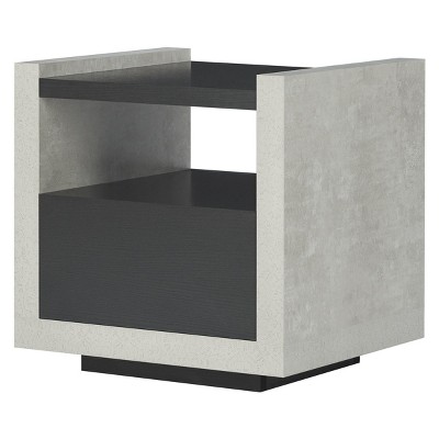 Briggin Industrial End Table Black - HOMES: Inside + Out