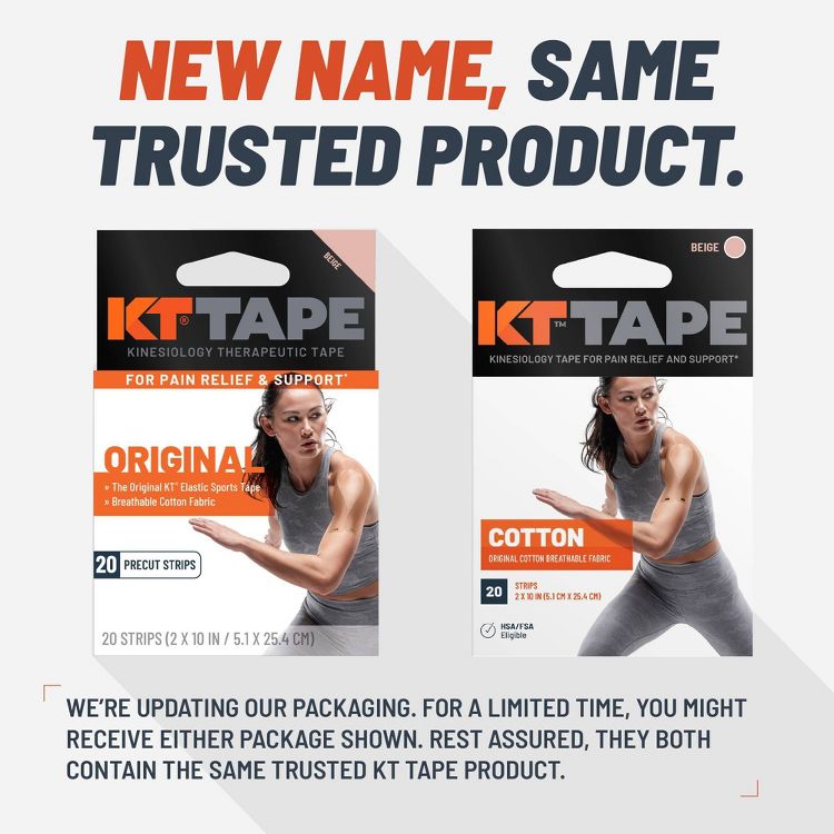 KT Tape Original Elastic Sports Tape 20 Strips, 6 of 7