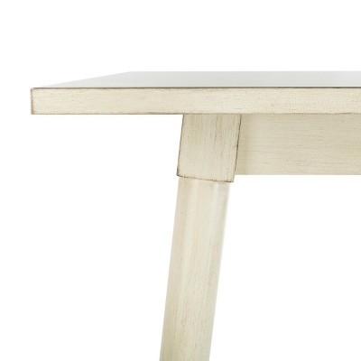 Simone Transitional Square Off-White Wood Dining Table