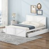 YOOCOZZ Queen-Sized Wooden Bed with Storage Drawers and Supportive Legs - 2 of 4