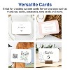 Avery Printable Scalloped Corner Cards with Sure Feed Technology, 4" x 6", Matte White Cardstock, Print-to-the-Edge, Laser/Inkjet Cards, 100 Total - 2 of 4