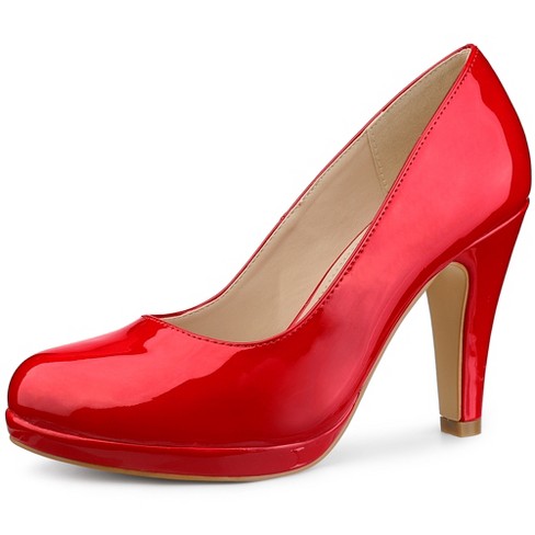 Red pumps online