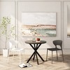 31.5'' Modern Cross Leg Round Dining Table - 3 of 4