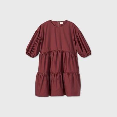 target burgundy dress