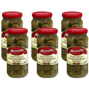 Mezzetta Whole Italian Castelvetrano Green Olives - Case of 6/10