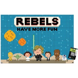 Trends International Star Wars: 8-Bit - Rebels Unframed Wall Poster Prints - 1 of 4