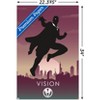 Trends International Marvel Heroic Silhouette - Vision Unframed Wall Poster Prints - 3 of 4