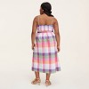Women's Plaid Tie-Waist Midi Dress -  kate spade new york x Target Red/Pink/Green/Blue - 2 of 4