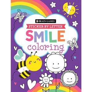 Brain Games - Sticker by Letter - Coloring: Smile - by  Publications International Ltd & Brain Games & New Seasons (Paperback) - 1 of 1