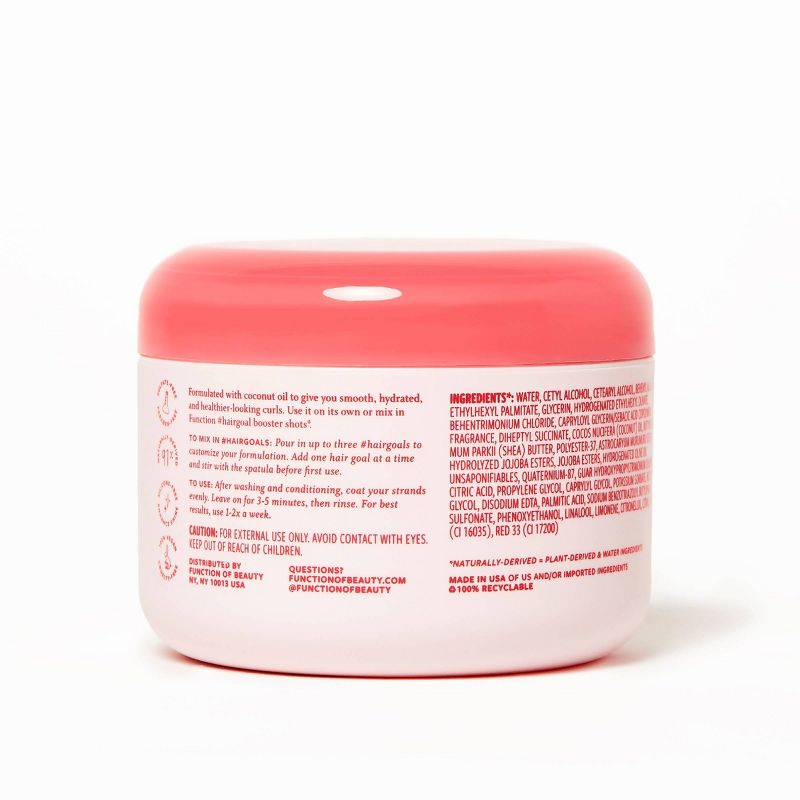 Function of Beauty Curly Hair Mask Base with Coconut Oil - 6.5 fl oz, 5 of 14