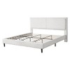 King Size Upholstered Platform Bed with Headboard for Bedroom or Apartment - 4 of 4