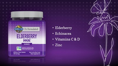 Garden of Life Dr. Formulated Adult Elderberry Gummies