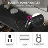 YONWAY Multi-Purpose Vanity Table, Writing Desk with Compartment Storage Drawer, 2 Cabinets and Charging Port for Study, Living Room - 4 of 4