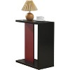 Kings Brand Furniture Hayward Side Table for Couch, Snack and Laptop Modern Accent Table - 2 of 4