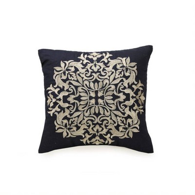 Marbella Red and Blue Cotton 5-Piece Reversible Comforter Set