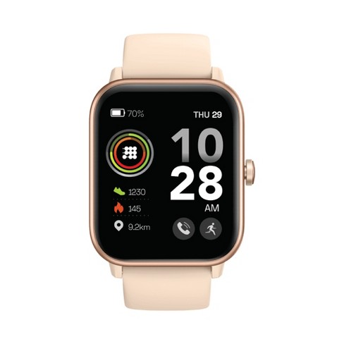 el plastico Propiedad Ligero Cubitt Ct2pro Max Smart Watch, Fitness Tracker Rose Gold : Target