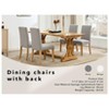 COZONY Parsons Dining Chairs Set of 4, Upholstered Fabric Side Chairs with Wood Legs for Dining Room Kitchen Seating - 4 of 4