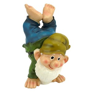 Design Toscano Handstand Henry The Garden Gnome Statue - 1 of 4
